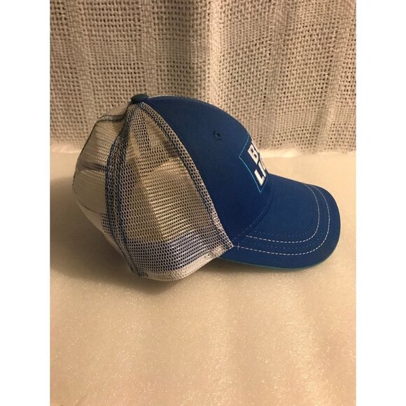 Adult BUD LIGHT Trucker MESH CAP Hat, Adjustable Snapback, ROYAL BLUE - Picture 4 of 7